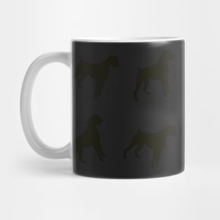 Black Boxer Dog Gifts, on Pink Mug